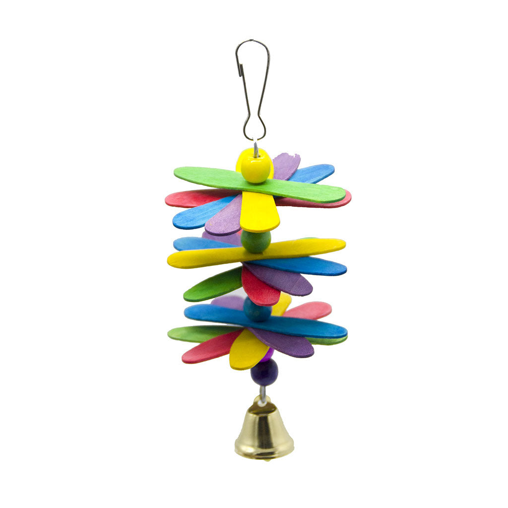 parakeets toys flying sticks