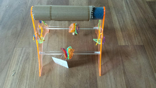 Budgie Toys Table Stand Acrylic Med.
