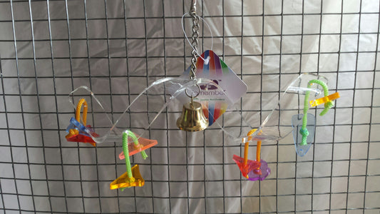 Budgie toy Acrylic worm Clearance