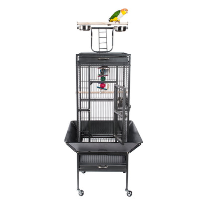 Parrot cage A10 BLACK CLEARANCE CAGE STOCK