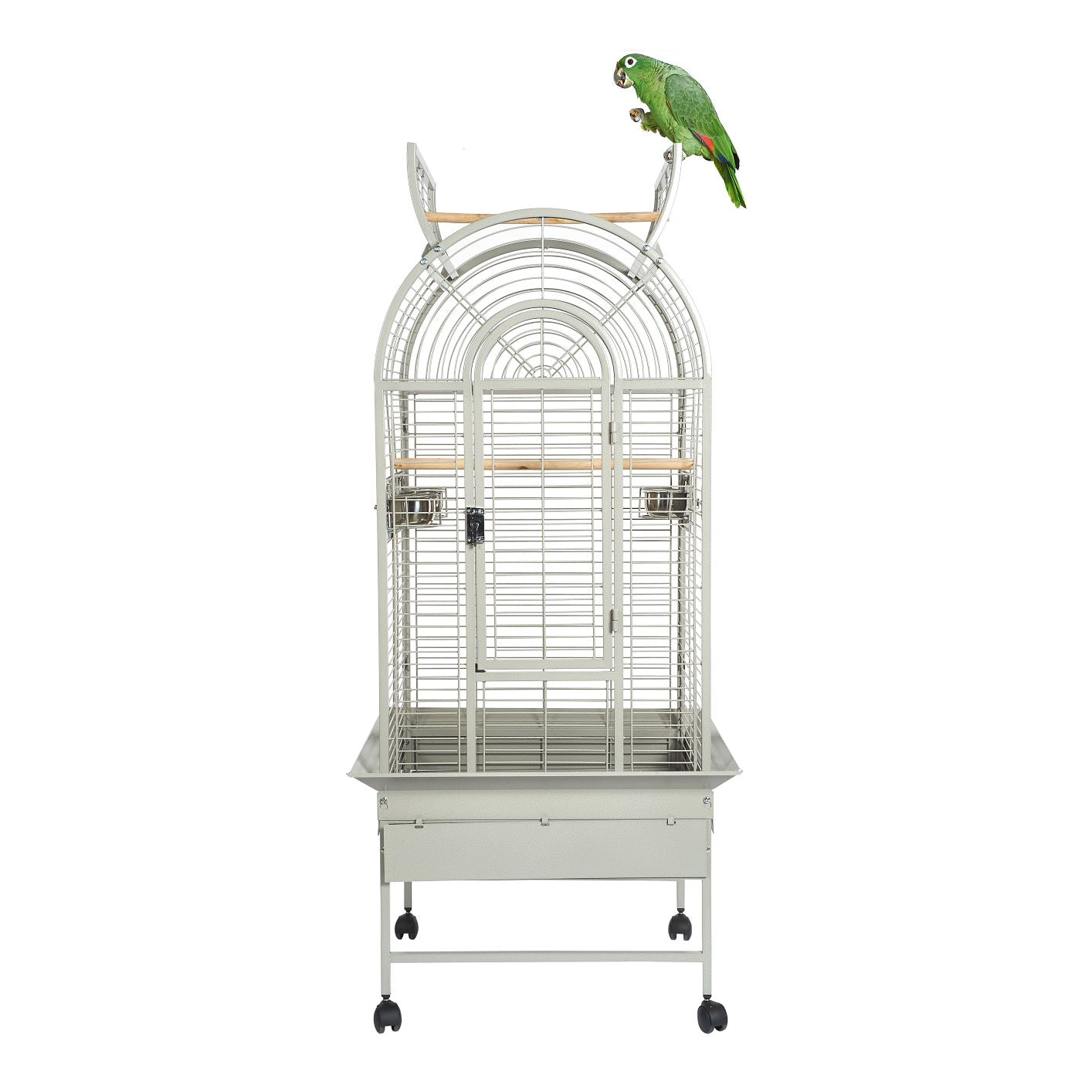 Cage for parrot E-Haiti Platinum light grey