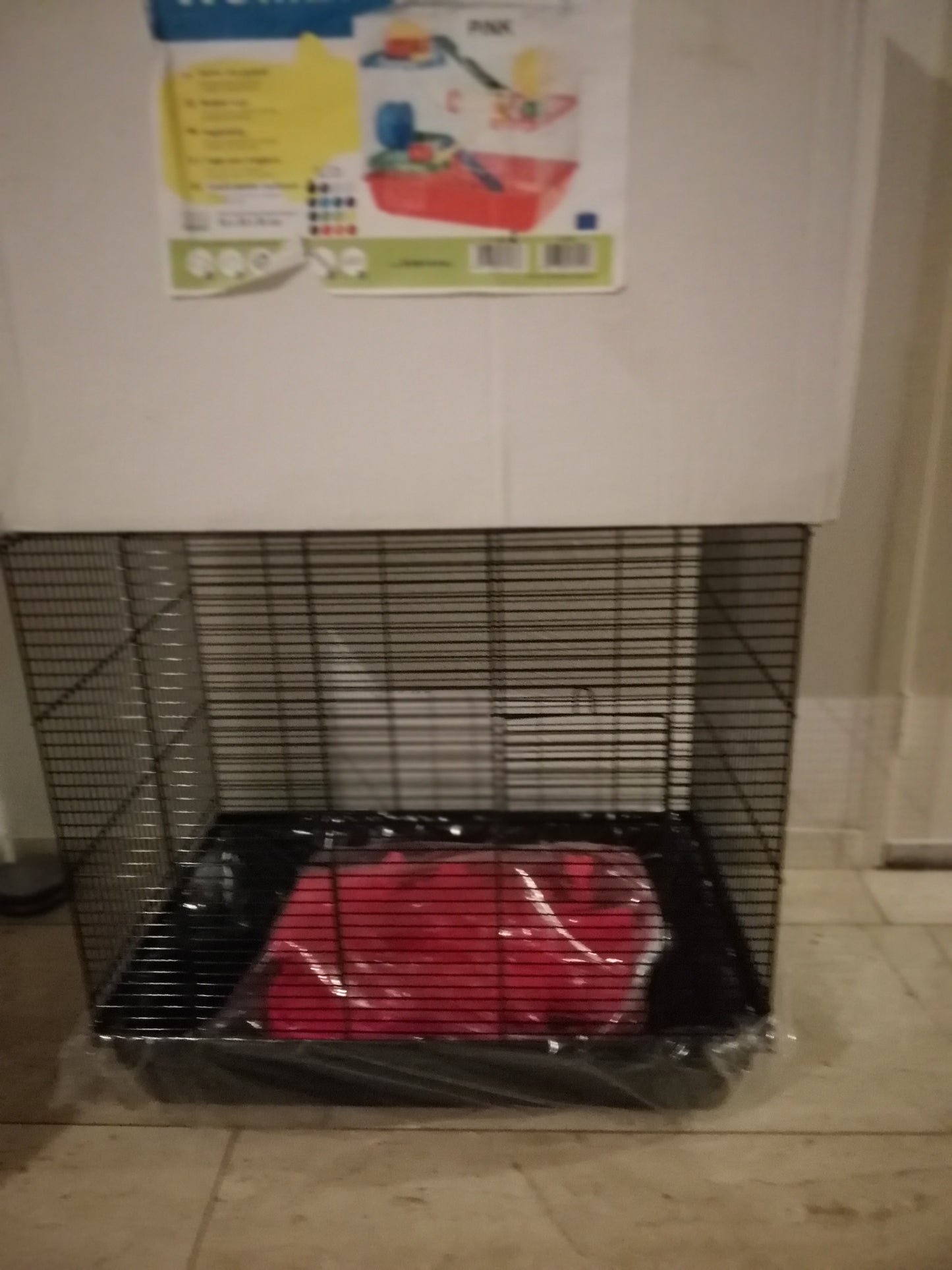 Hamster cage HOMER Pink (CLEARANCE)
