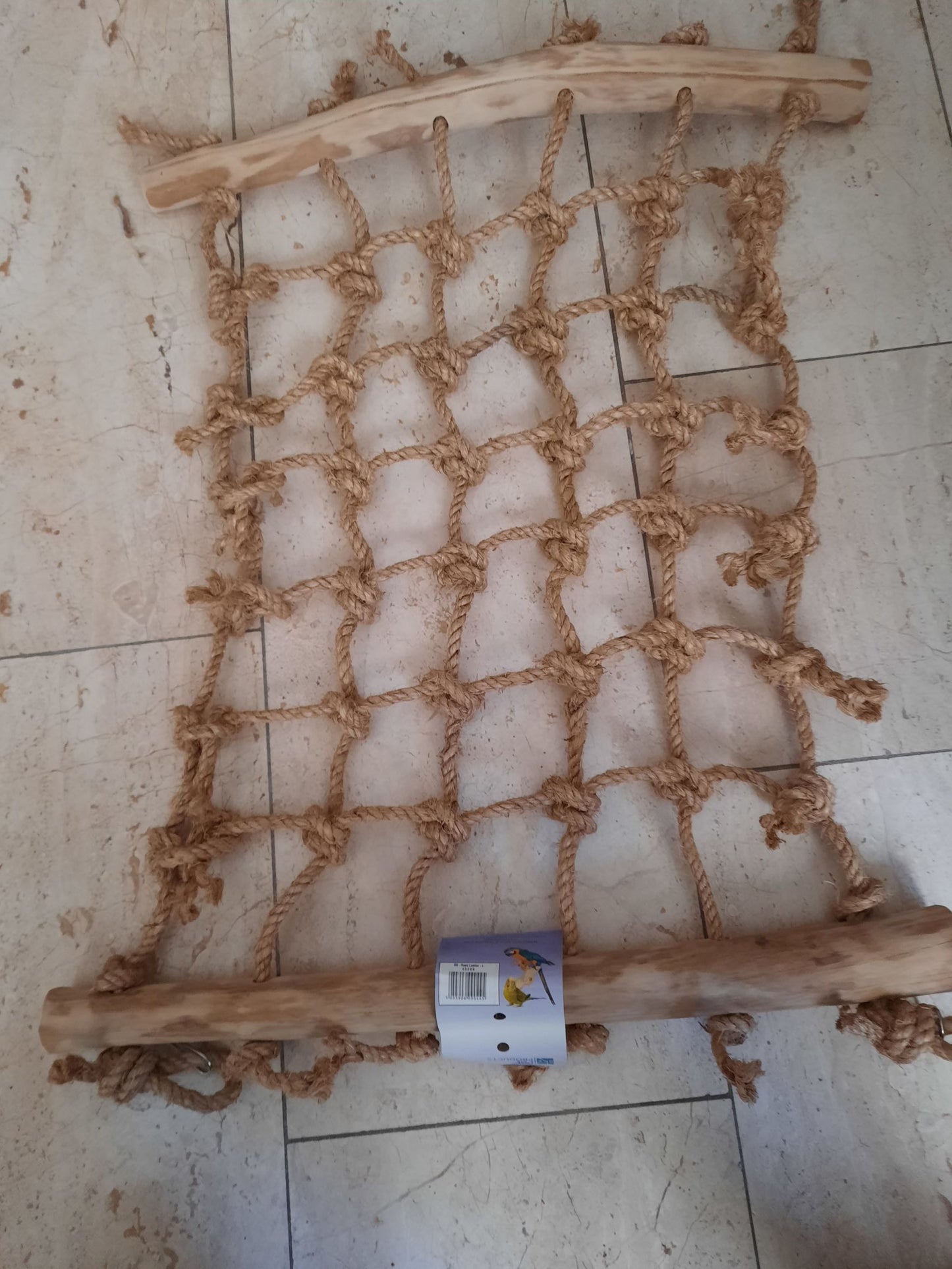 99145 Papageienspielzeug Java Leiter Kletternetz XL