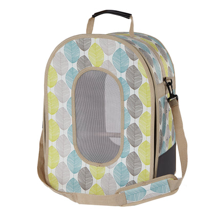 transport carrier bag small for parakeets and arating bait green