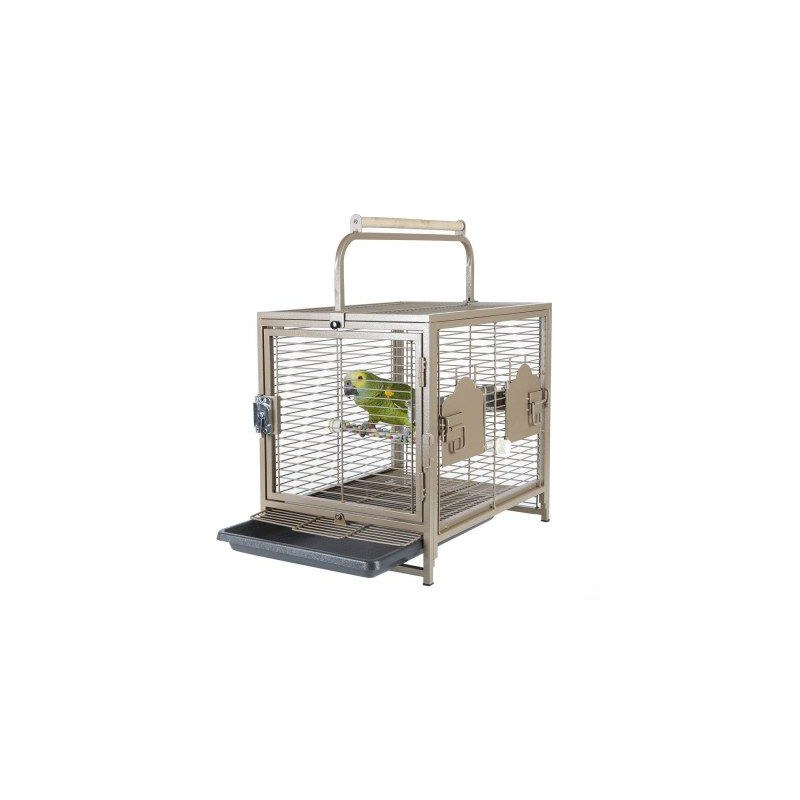 rainforest transport cage parakeet, parrot beige